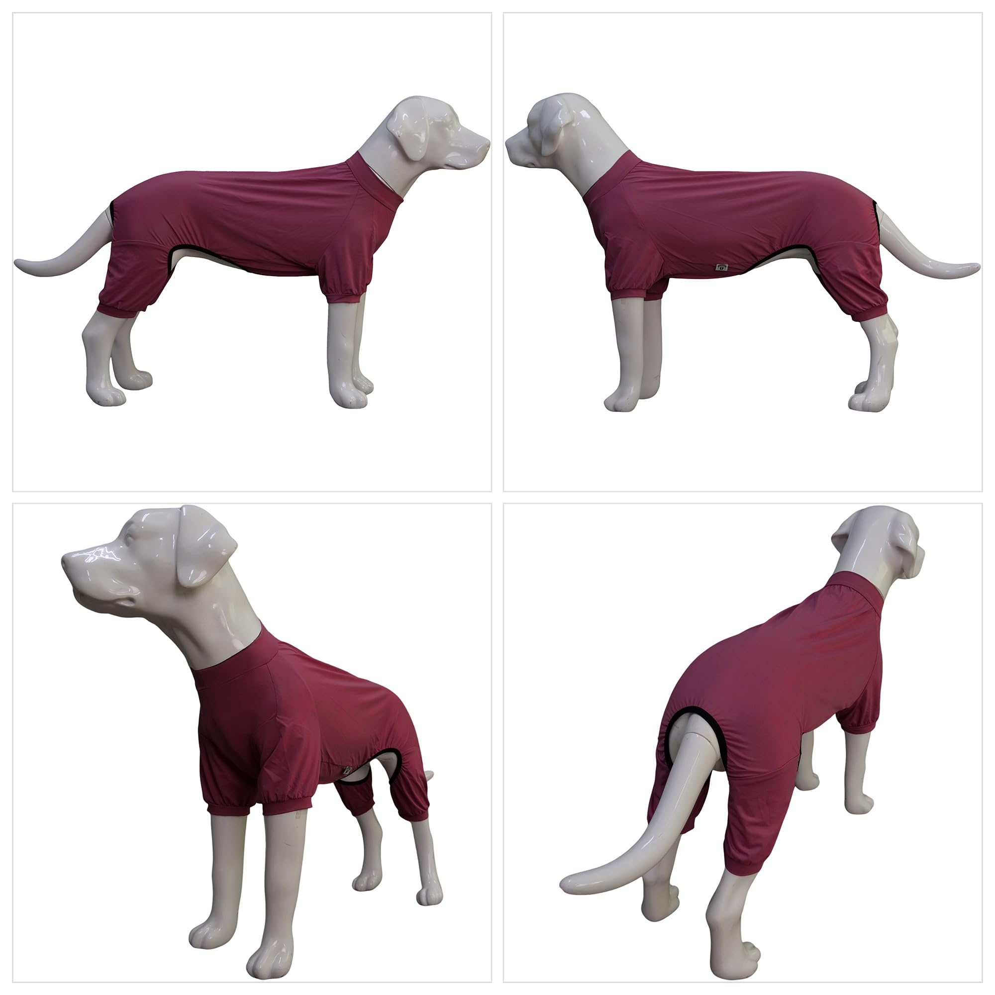 Lovelonglong Dog Jumpsuit With Uv Protection And Quick-Dry Fabric For Spring Summer Pet Pajamas Taro Purple 3Xl